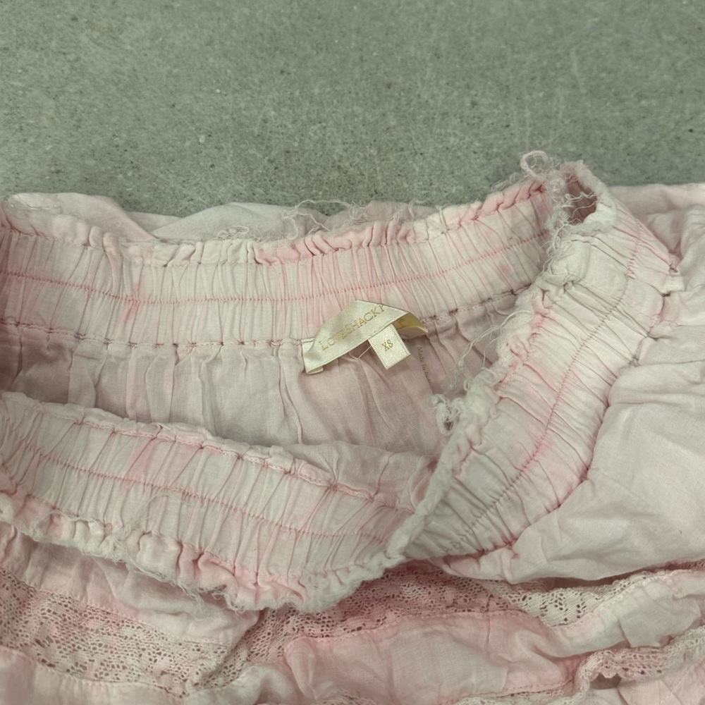 LoveShackFancy Ruffle Mini Skirt - Picture 5 of 5
